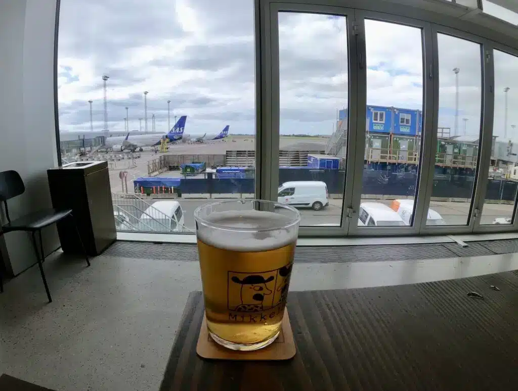 Mikkeller öl på Köpenhamns flygplats
