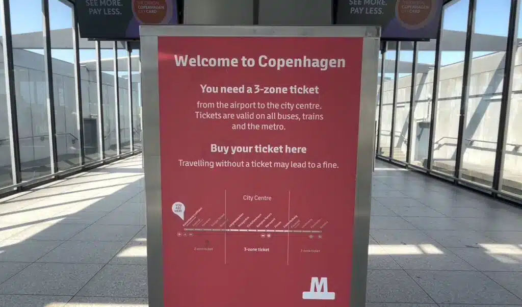 Köpenhamns flygplats tågbiljettpris