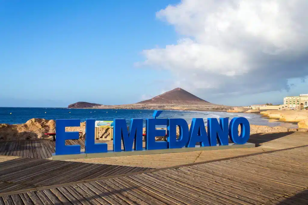 El Medano, bra område att bo på för bohemiska vibes och surf