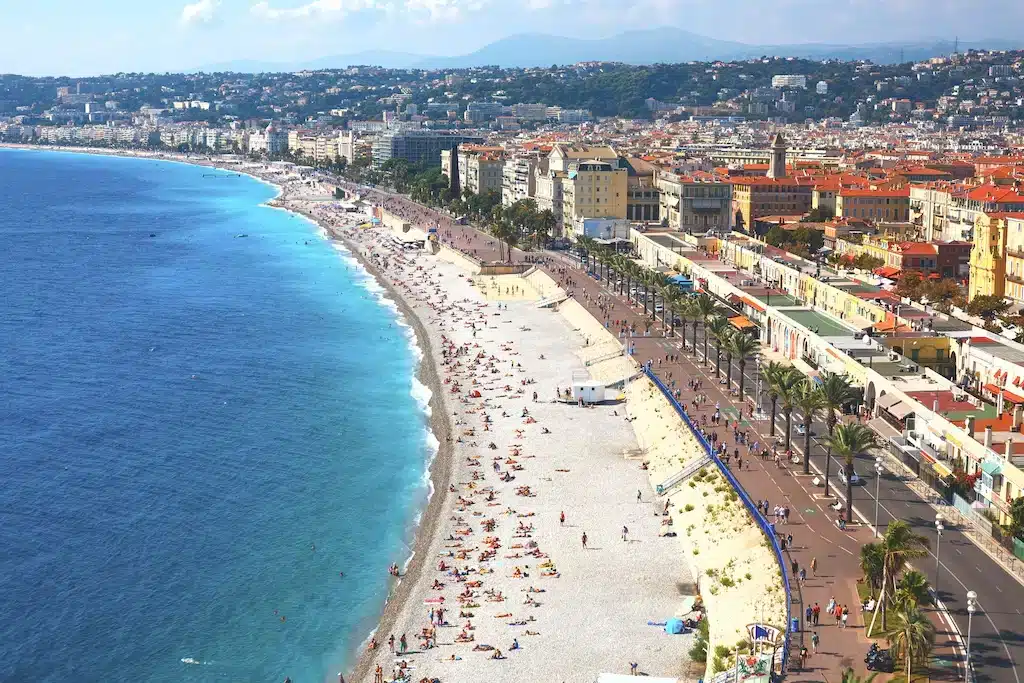 Stranden i Nice 