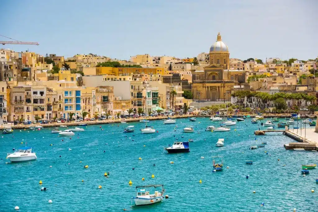 Valletta, bästa området att bo på Malta för storstadsatmosfär
