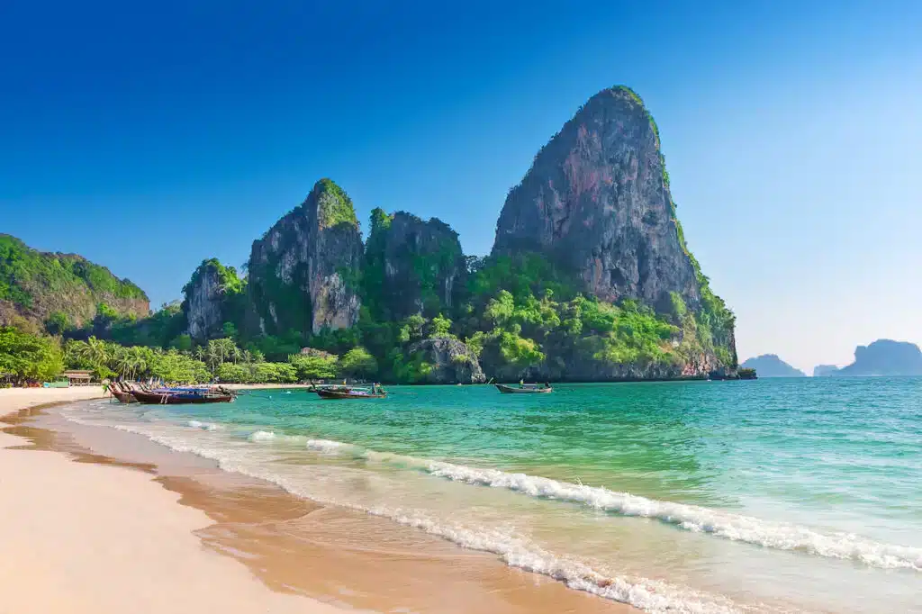 Railay, bor vid en av de bästa stränderna i Thailand