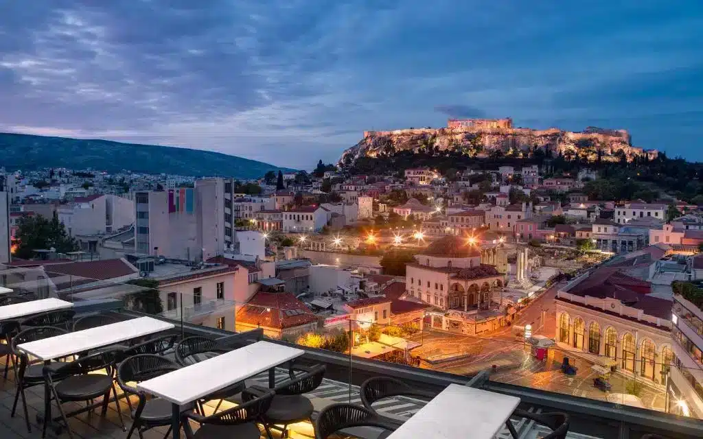 A For Athens bra hotell med utsikt över Akropolis