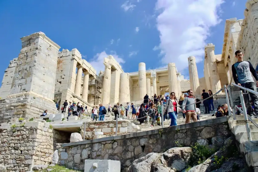 Akropolis och Parthenon aten