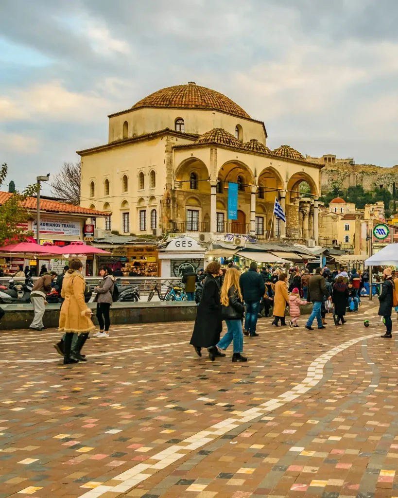 Monastiraki torget aten