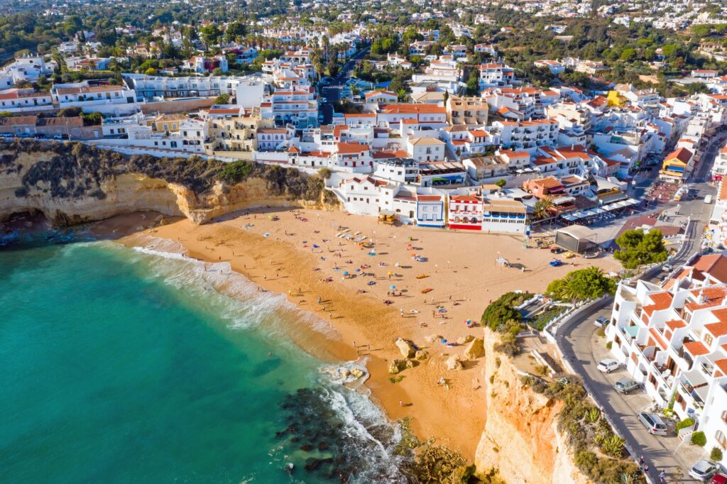 Carvoeiro i Algarve