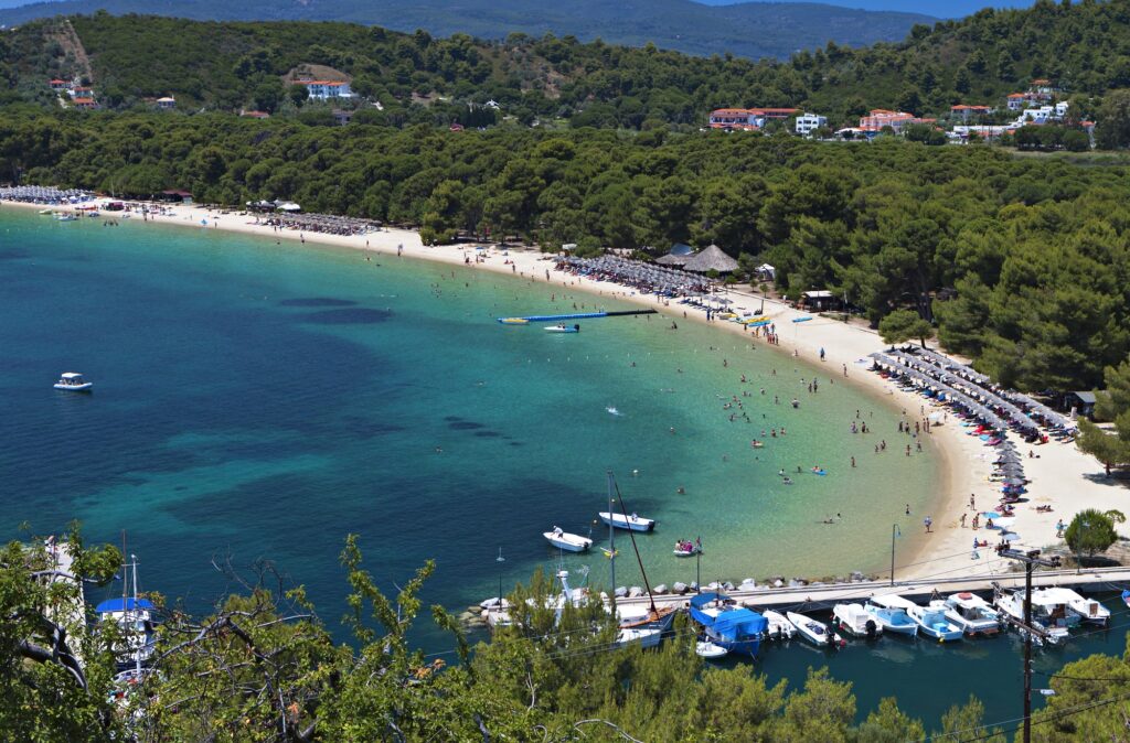 Koukounaries på Skiathos