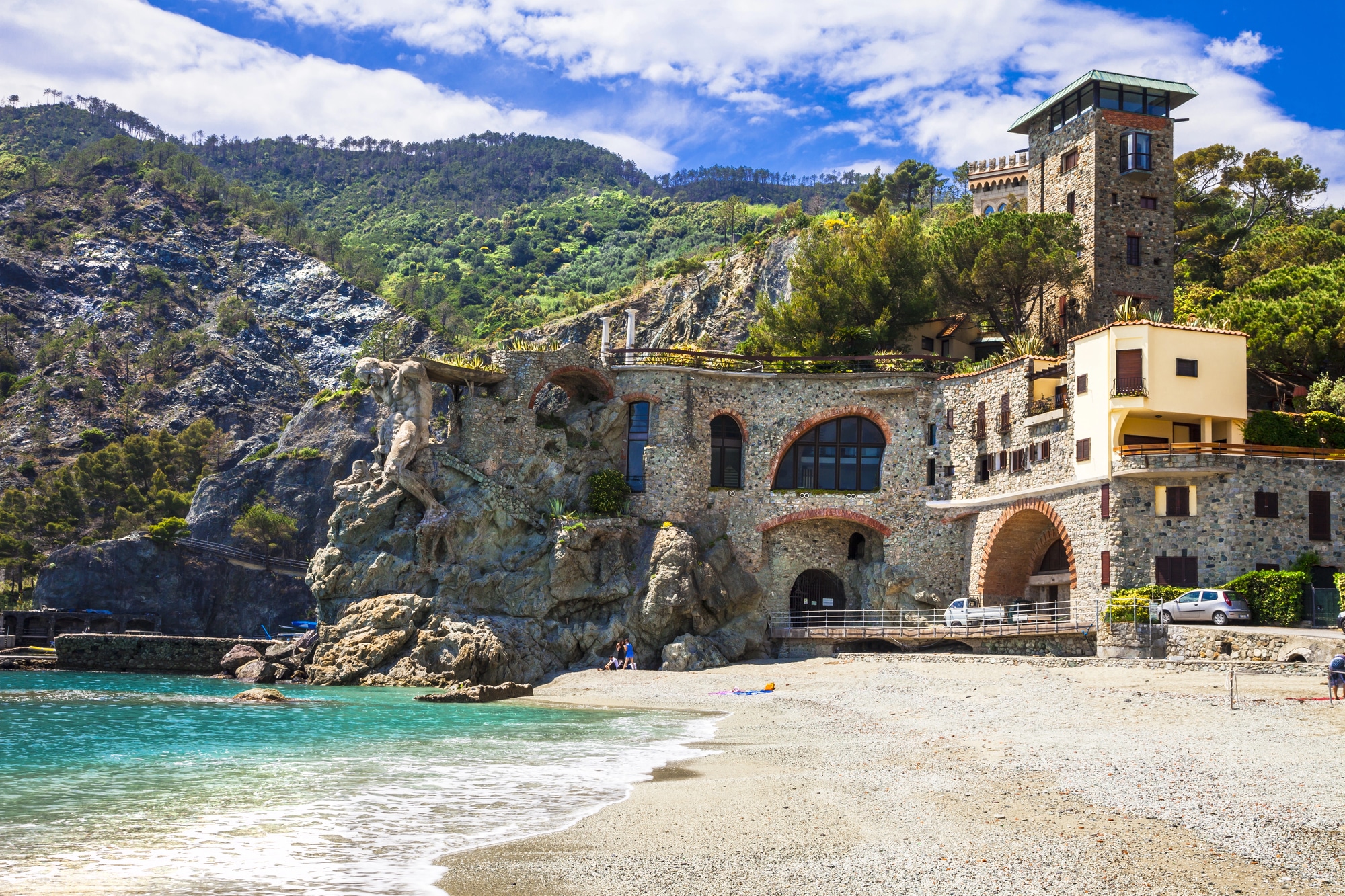 Monterosso al Mare vid Cinque Terres kust