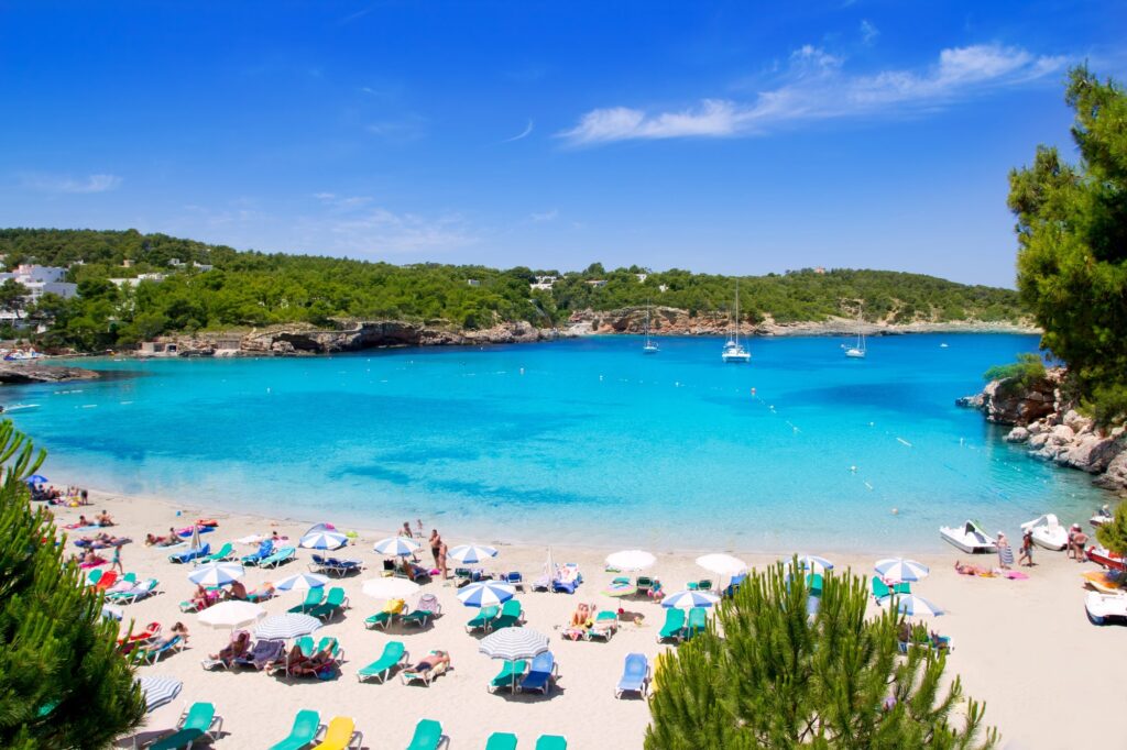 Portinatx på norra Ibiza