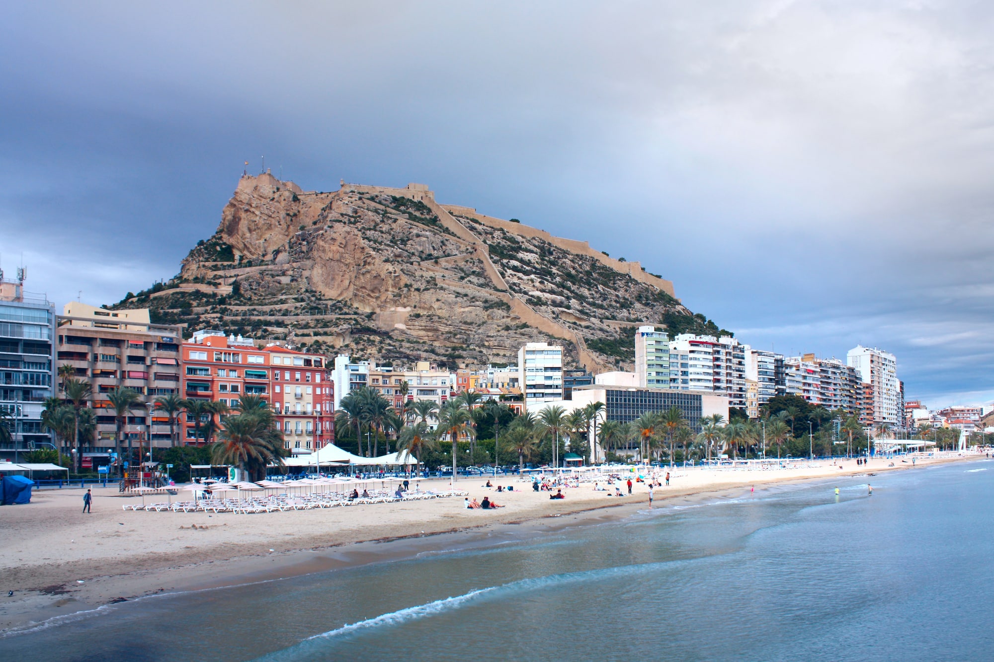 Stranden i Alicante
