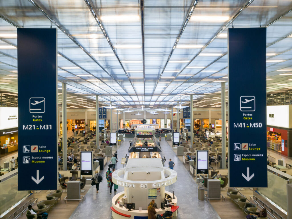 Charles de Gaulle flygplats i Paris
