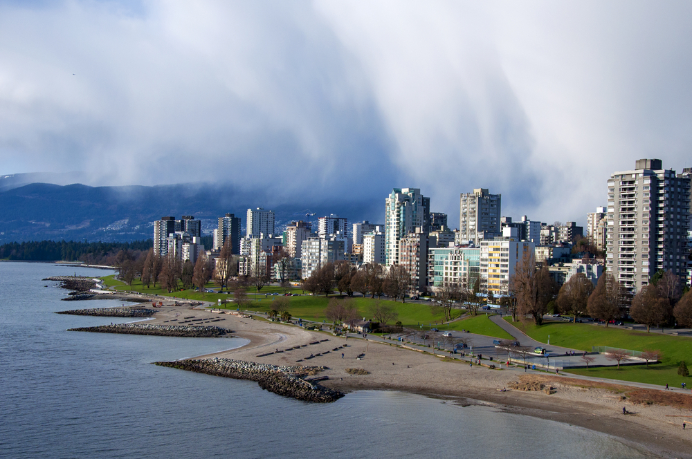 English Bay och West End i Vancouver
