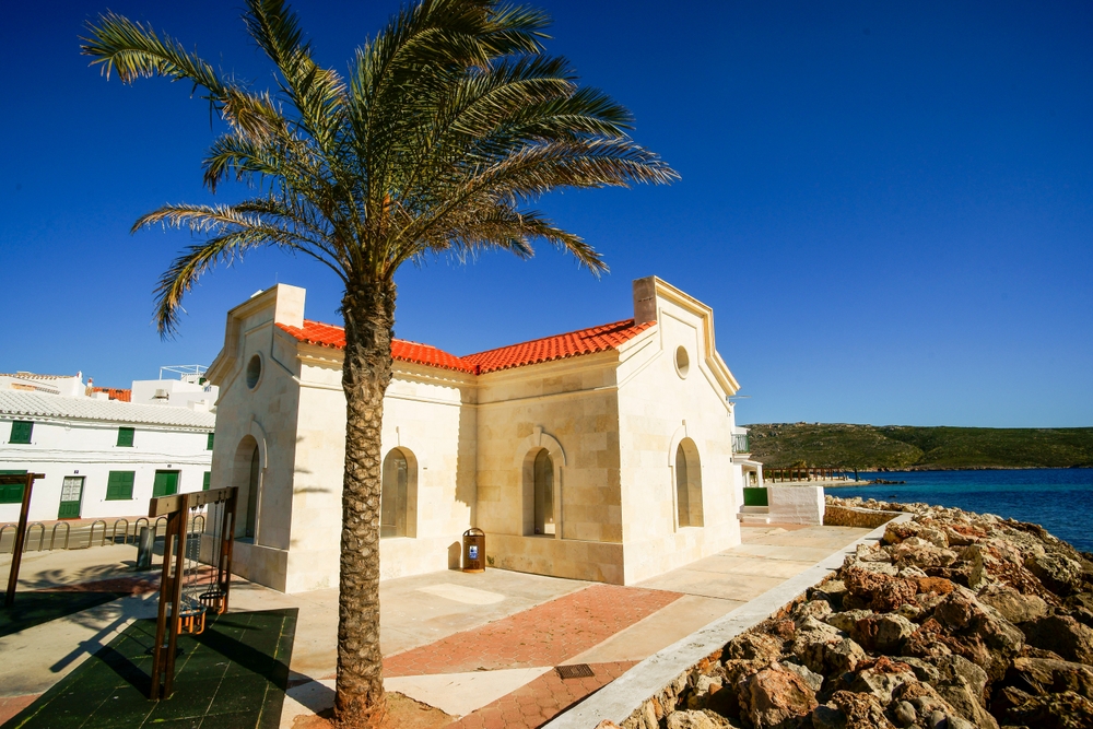 Hamnen i Fornells på Menorca