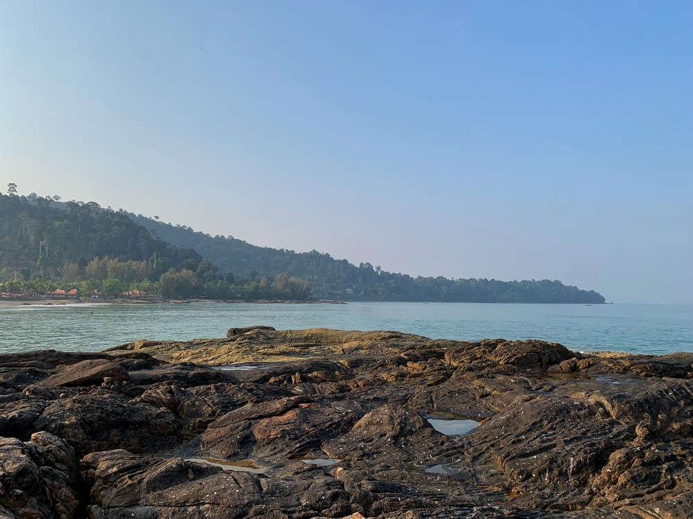 Fyren vid Nang Thong Beach i Khao Lak