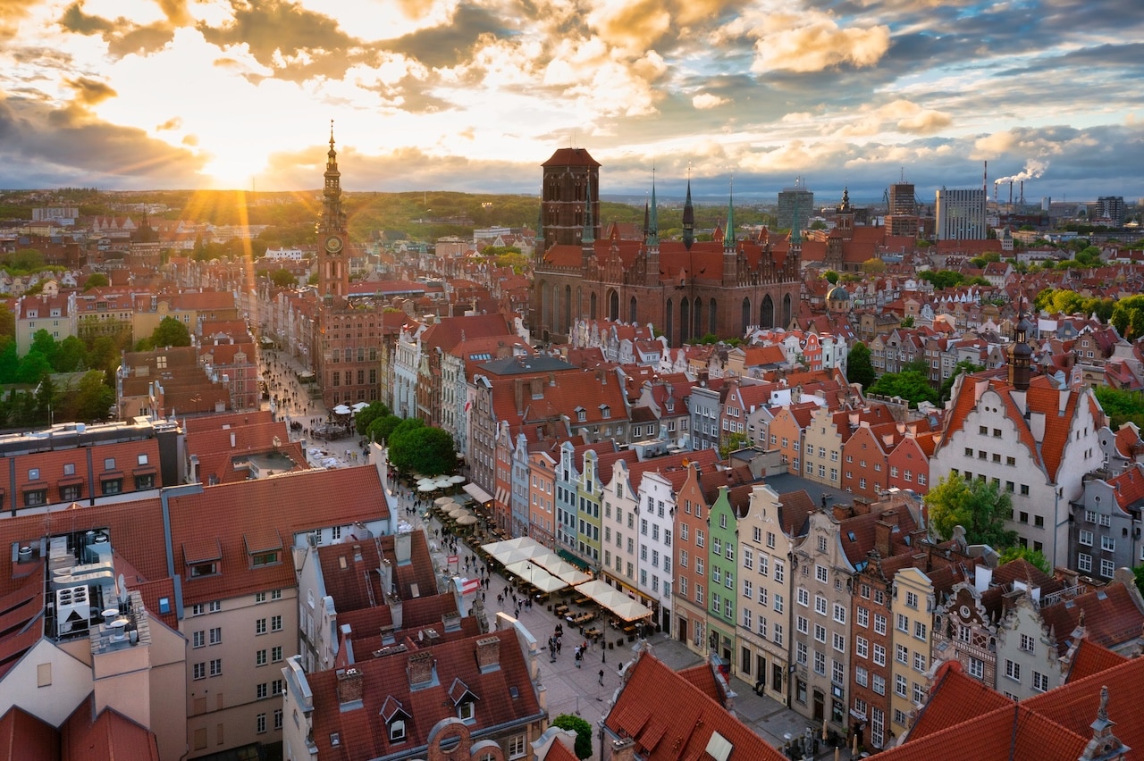 Gamla stan i Gdansk