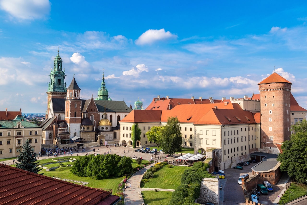 Gamla stan (Stare Miasto) i Krakow
