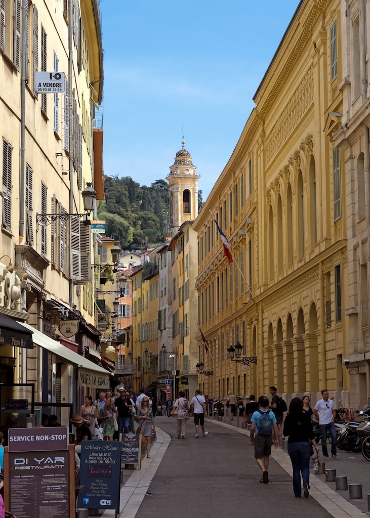 Gamla stan (Vieux Nice) i Nice
