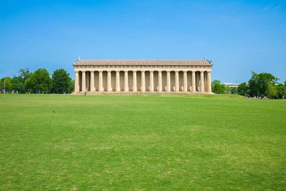 Kopian av Parthenon i Centennial Park i Nashville