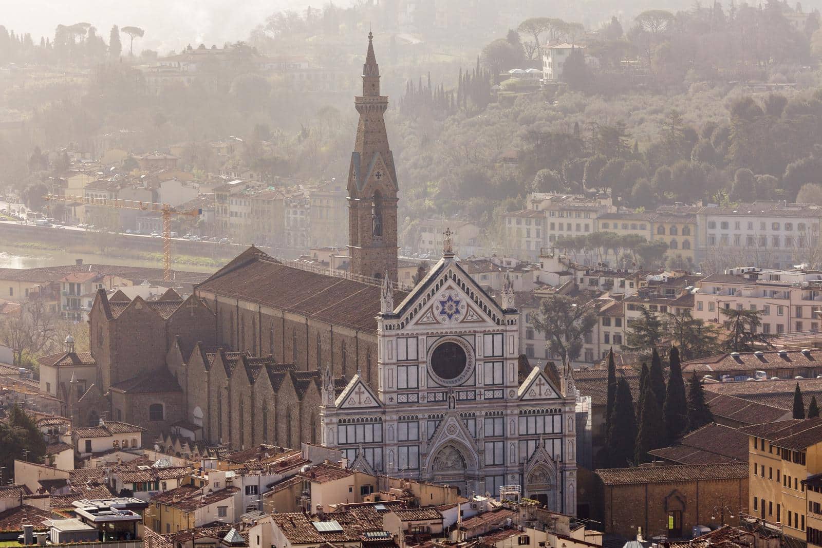 Kyrkan Santa Croce i Florens