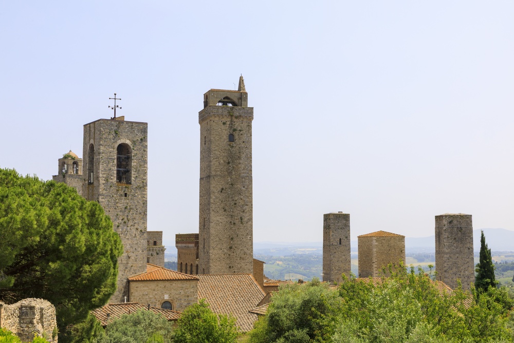 Medeltidstornen i San Gimignano