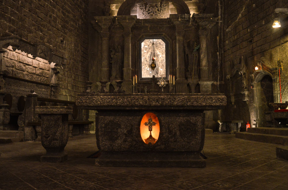Sankta Kingas kapell i saltgruvan i Wieliczka