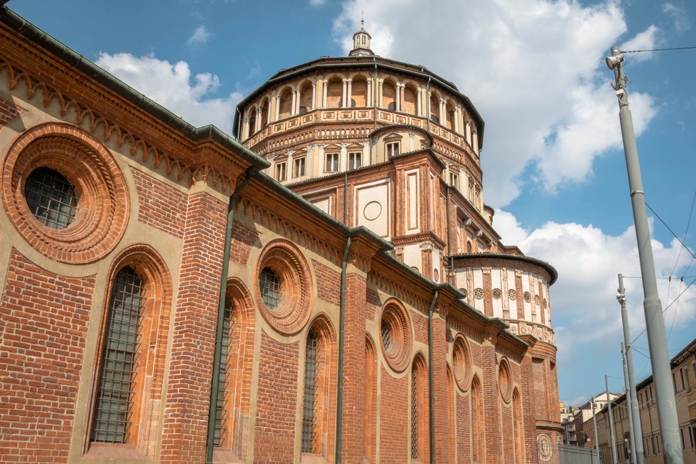 Santa Maria delle Grazie i Milano, där Nattvarden finns