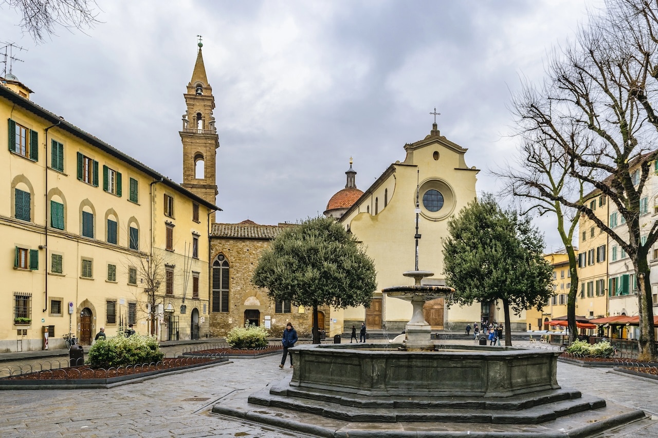 Santo Spirito i stadsdelen Oltrarno i Florens