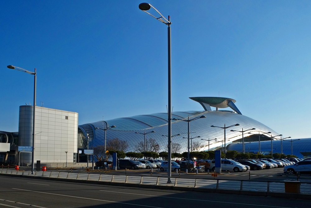 Incheon International Airport vid Seoul
