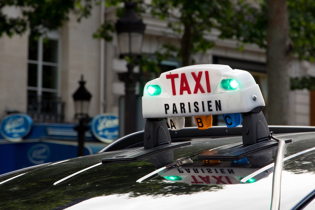 Taxi i Paris