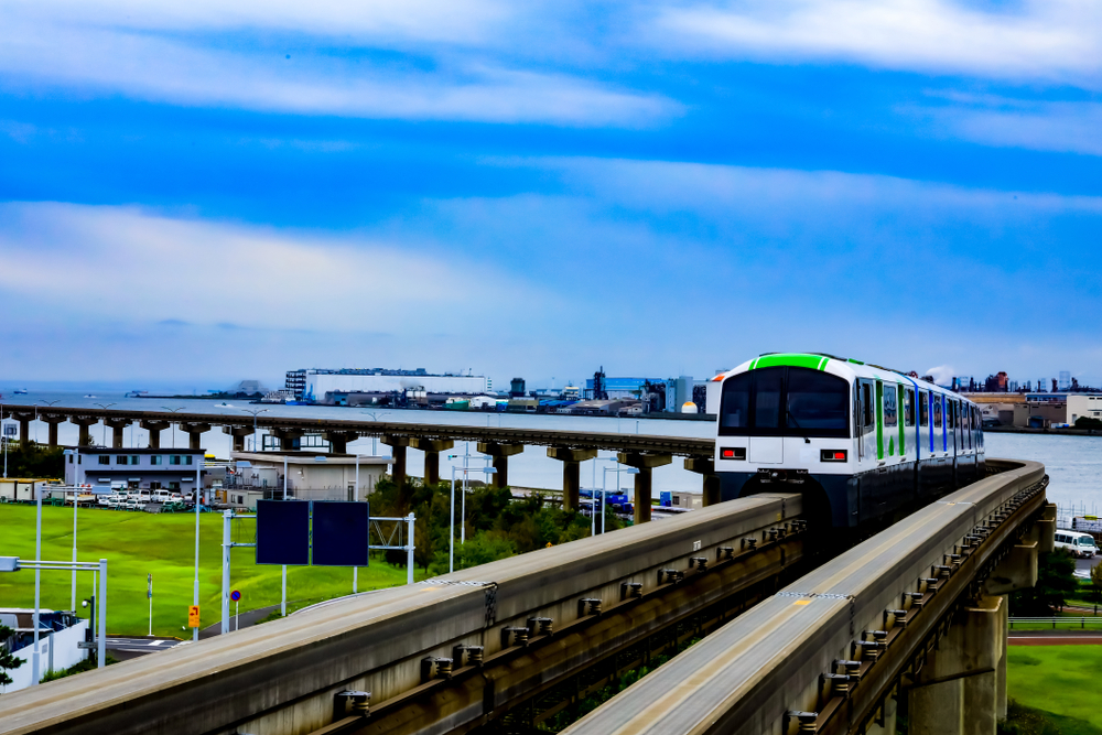 Tokyo Monorail vid Haneda flygplats