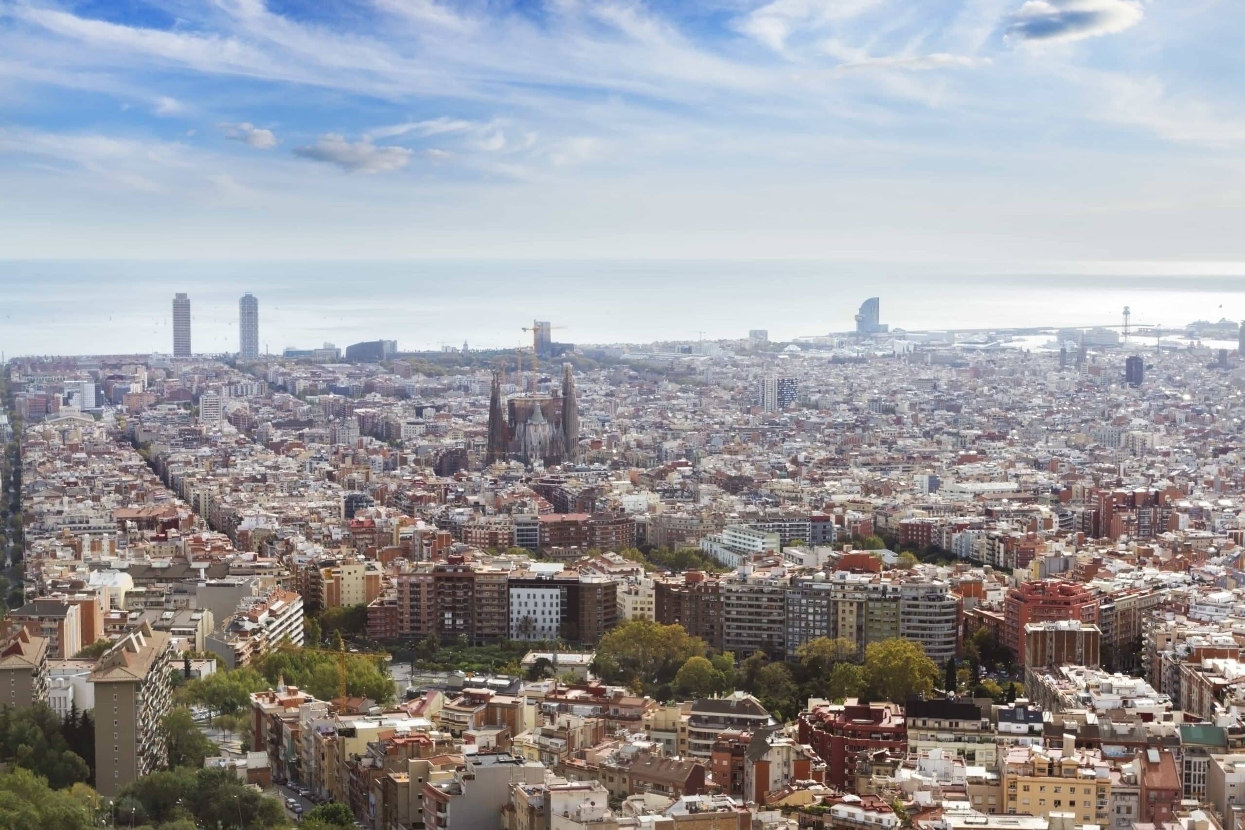 Utsikt över Barcelona