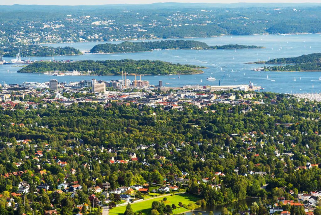 Utsikt över Oslo