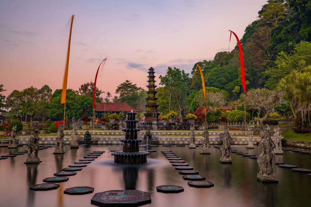 Vattenpalatset Tirta Gangga på Bali