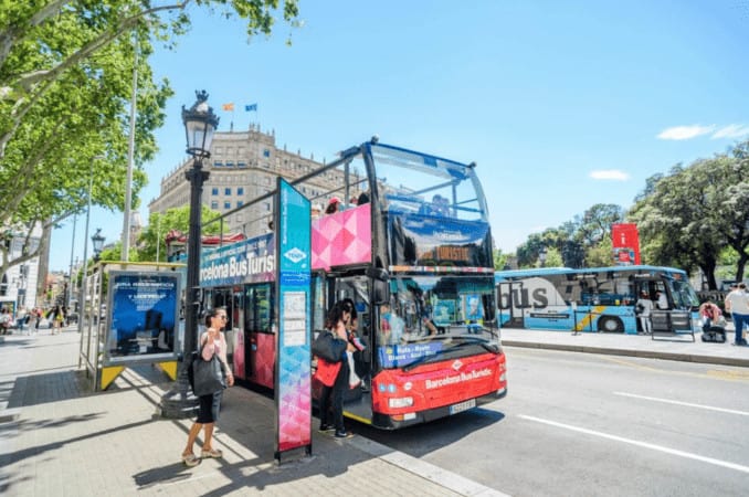 buss i Barcelona