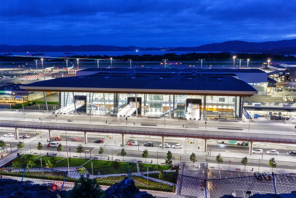 Terminalen på Bergen lufthamn Flesland