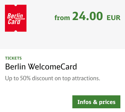 Berlin Welcome Card