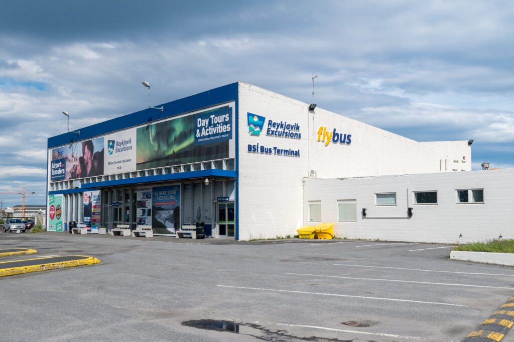 Bussterminalen BSÍ i Reykjavik