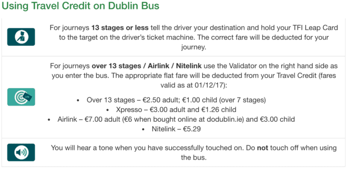 dublin leap card