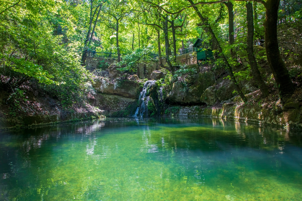 Fjärilsdalen Petaloudes på Rhodos