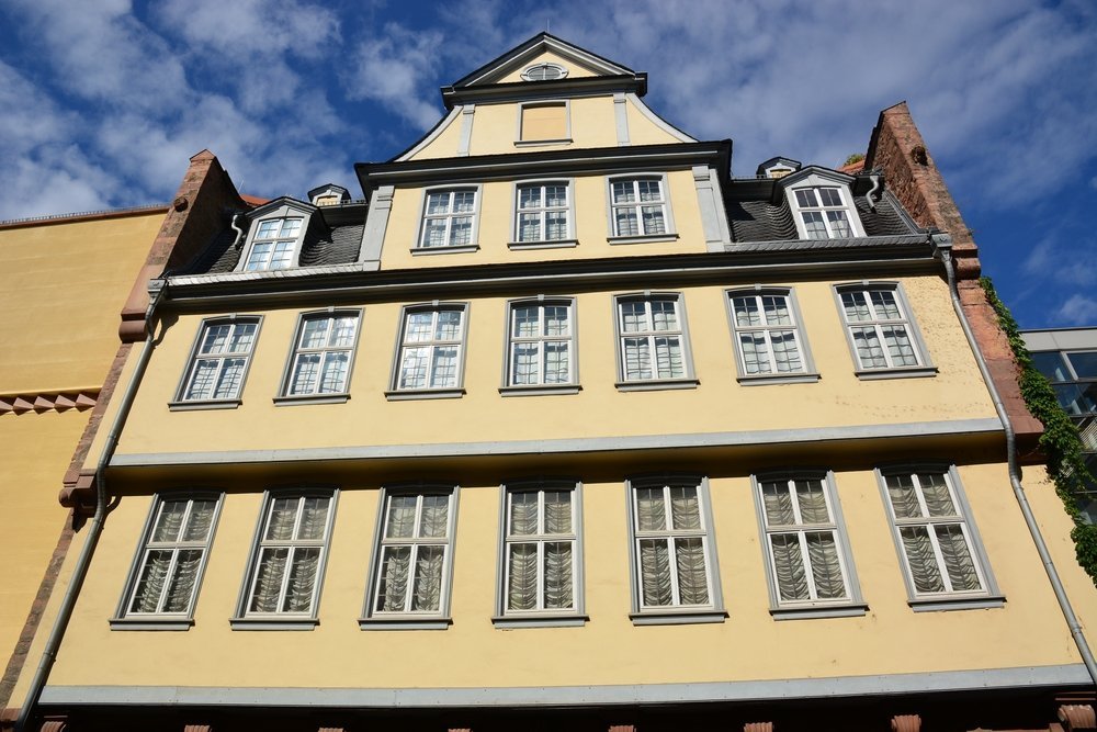 Goethes födelsehem Goethe-Haus på Großer Hirschgraben i Frankfurt