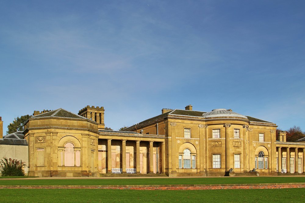 Herrgården Heaton Hall i Heaton Park norr om Manchester