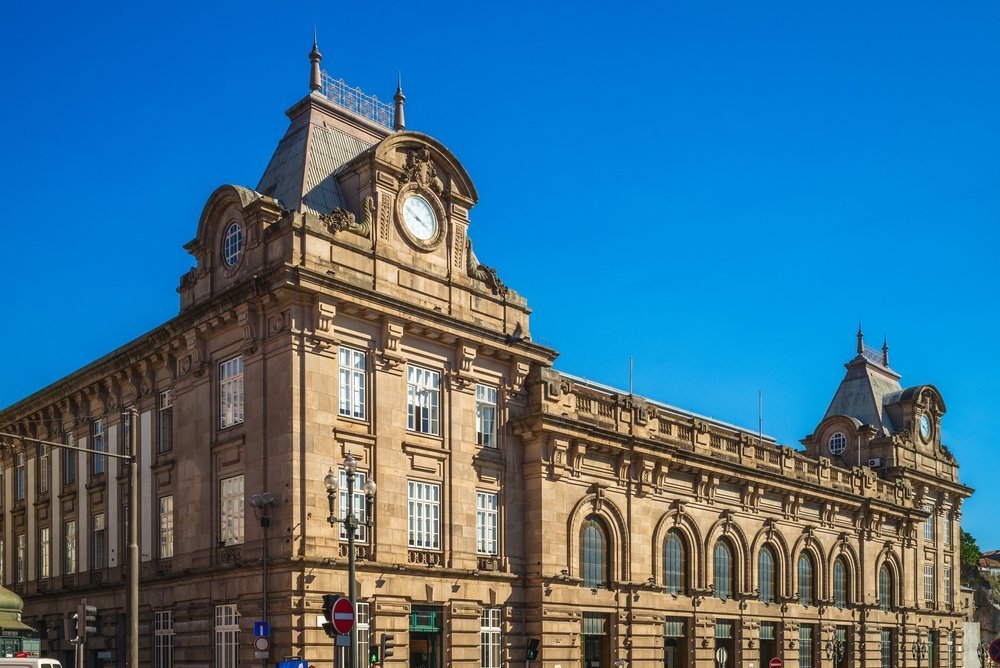 Järnvägsstationen São Bento i Porto