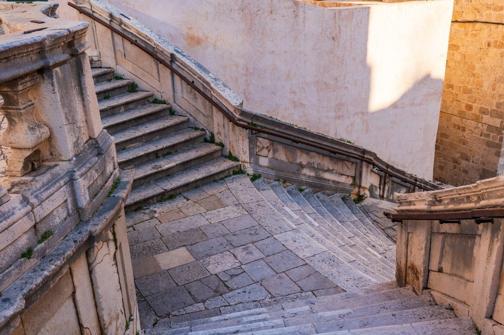 Jesuittrappan i Dubrovnik, känd från Game of Thrones