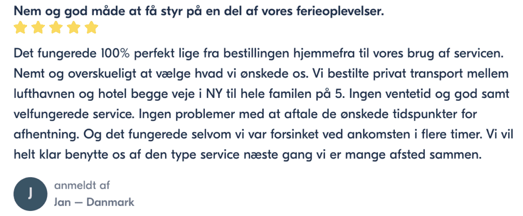transport från JFK flygplats