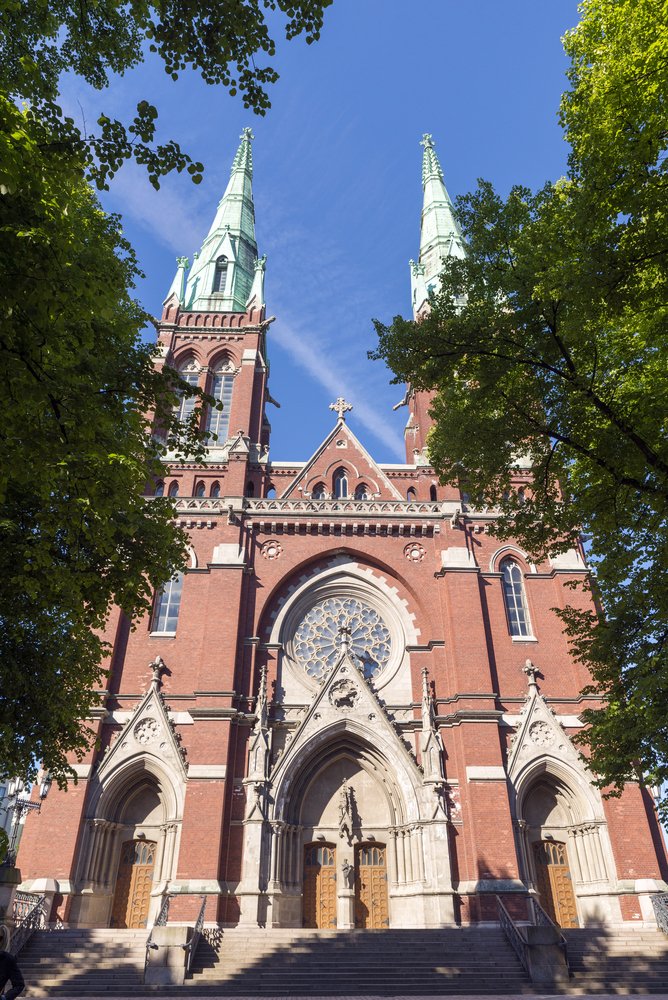 Johanneskyrkan i Design District i Helsingfors