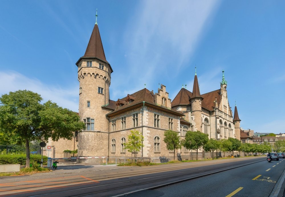 Landesmuseum Zürich, det schweiziska nationalmuseet vid Hauptbahnhof