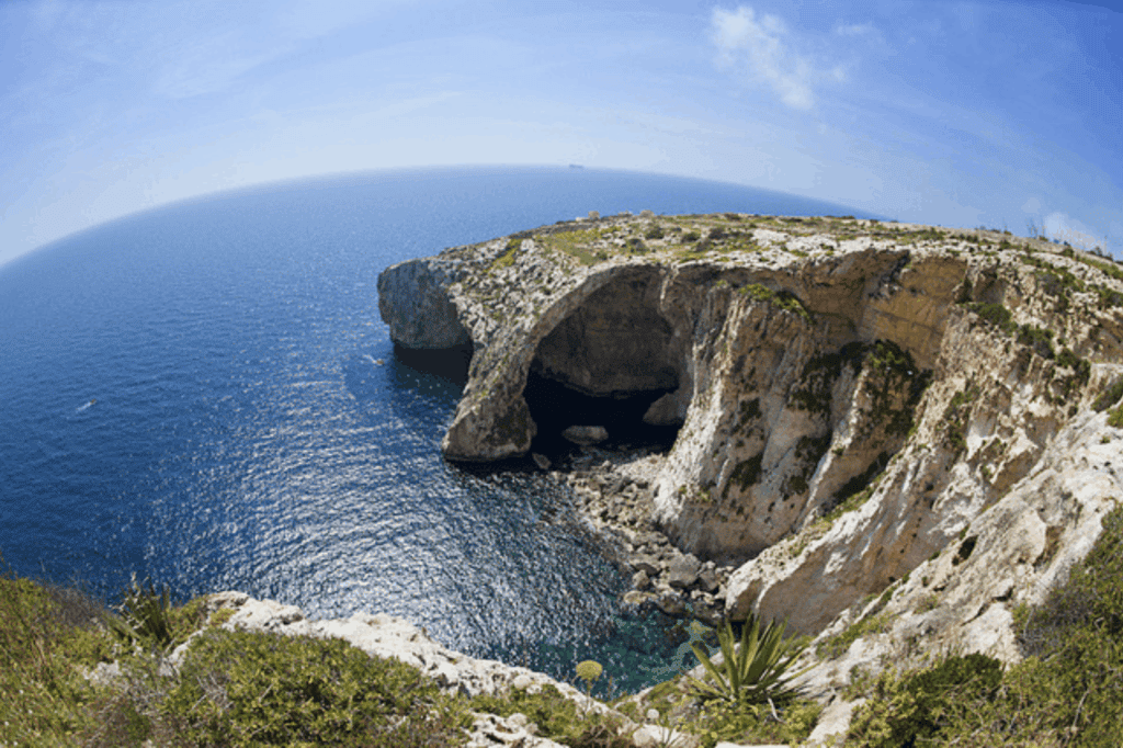 malta blå grottan
