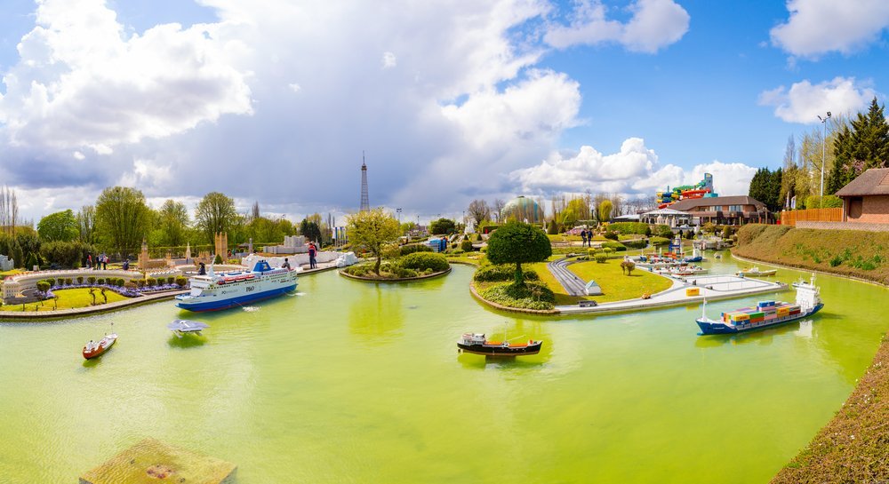Miniatyrparken Mini-Europe vid Atomium i Bryssel