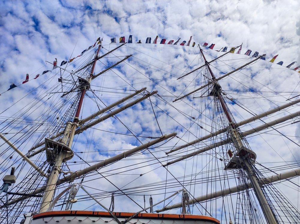 Museifartyget Dar Pomorza i Gdynia
