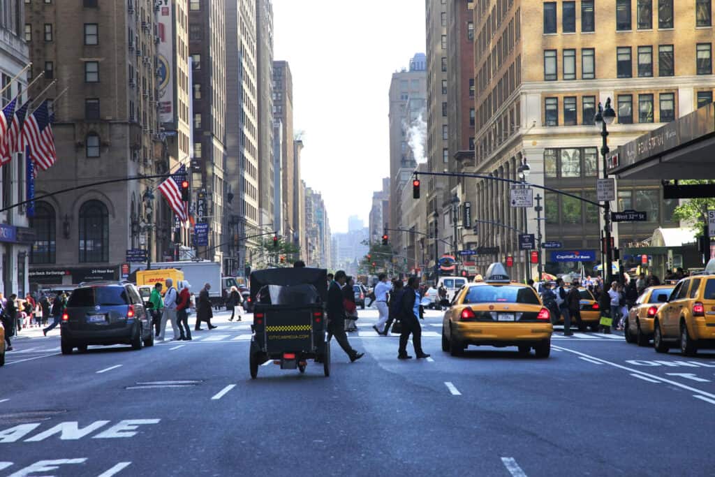 trafik i New York